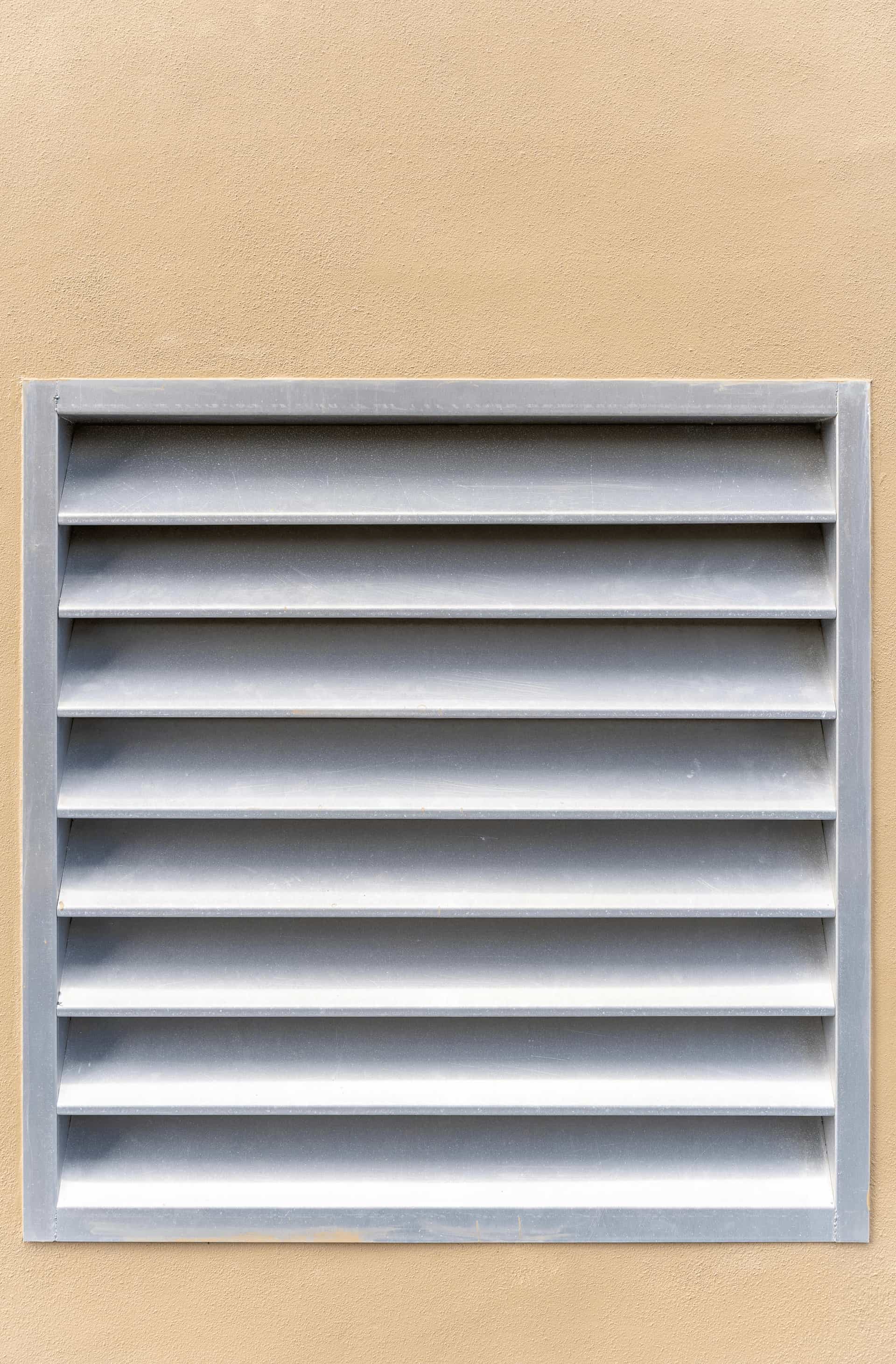 Clean air conditioning vent and calm interior detail