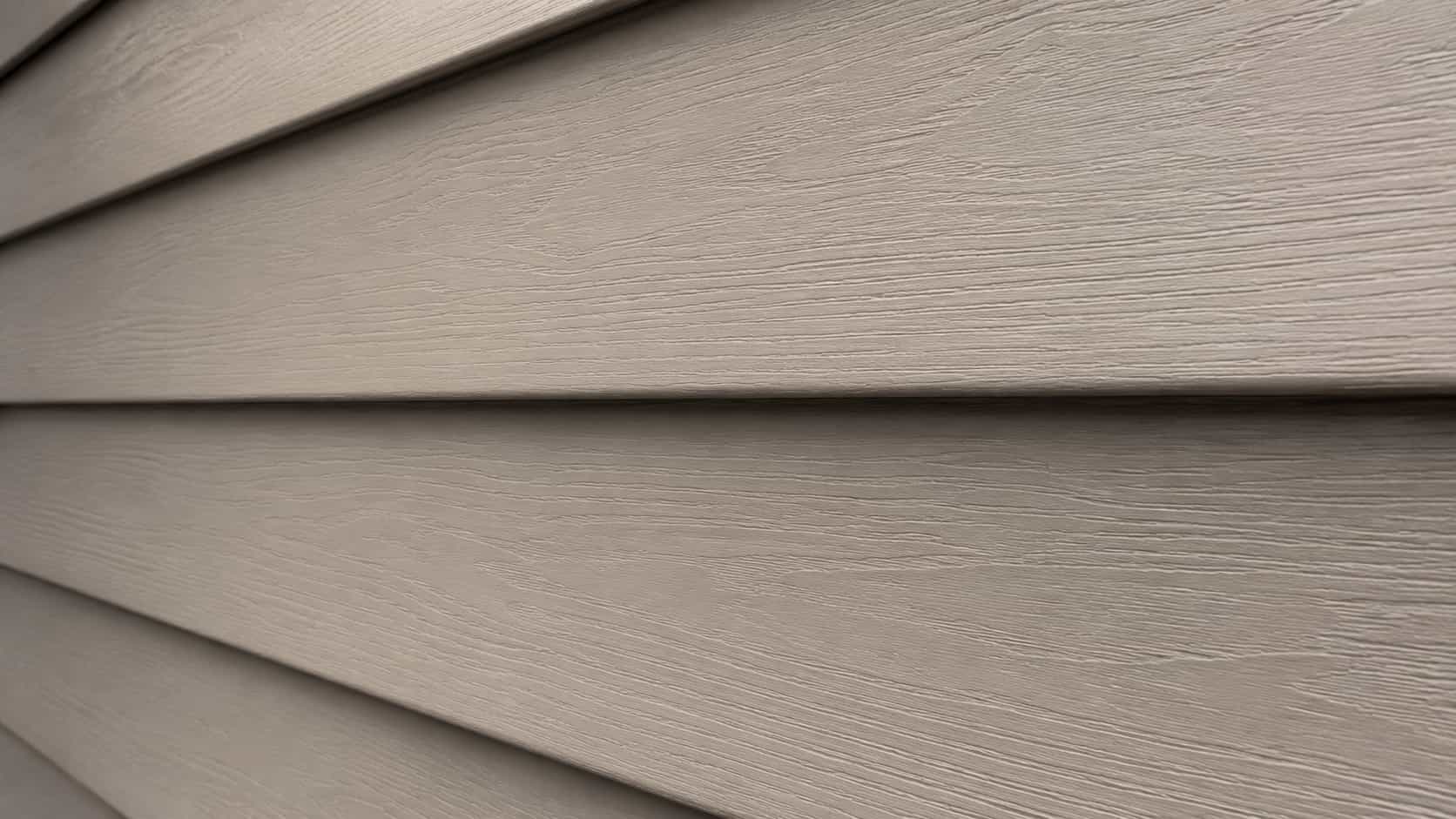 Classic vinyl siding exterior detail