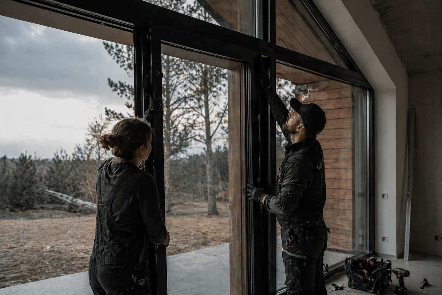 Modern window consultation interior