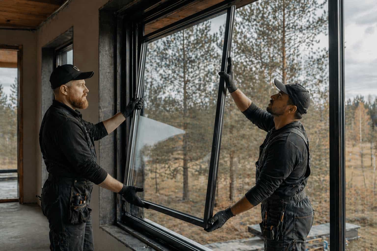 Elegant modern home windows